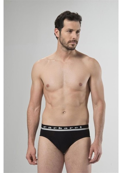 1311 Erkek Slip Bantlı - Siyah