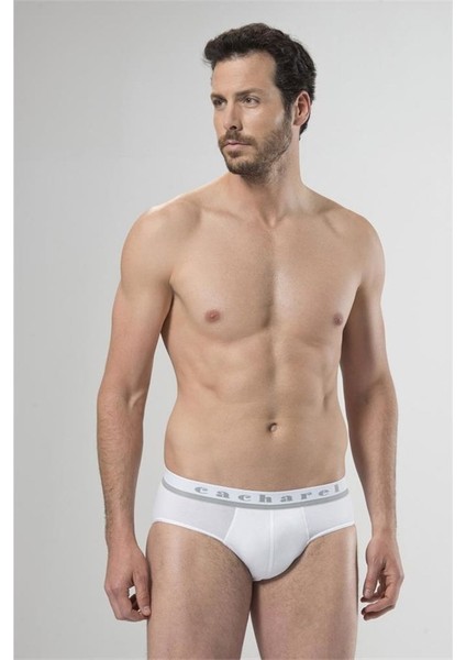 1312 Erkek Slip Lastikli - Beyaz
