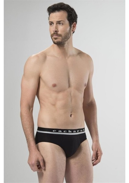 1312 Erkek Slip Lastikli - Siyah