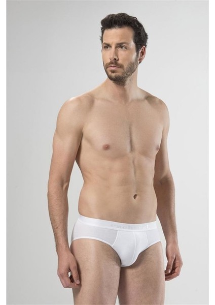1403 Erkek Slip - Beyaz