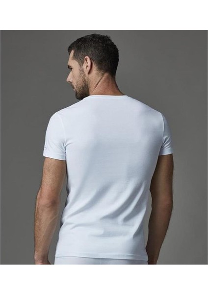 Ers004 Compact O Yaka Erkek T-Shirt (Ikili Paket) - Beyaz fiyatları