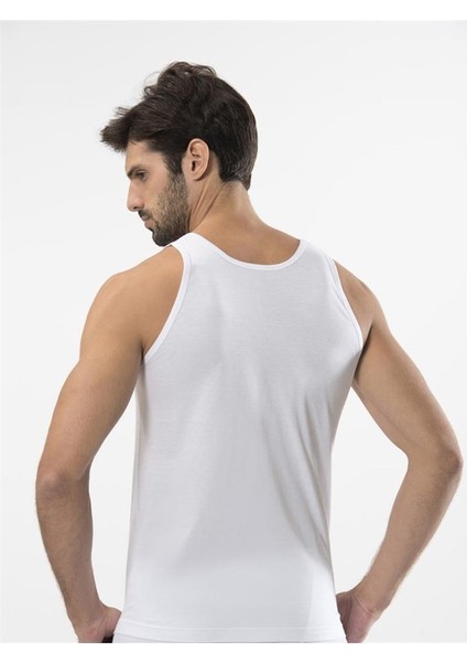 180 Modal Erkek Atlet - Beyaz