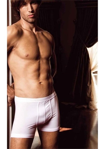 703 Sport Erkek Boxer - Beyaz