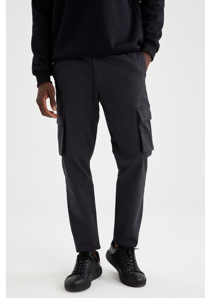 Regular Fit Kargo Cepli Jogger Pantolon T8421AZ21SP