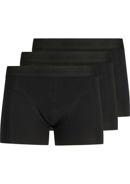 Jacwaistband s 3 Pack Noos Erkek Siyah Boxer 12127816-Black