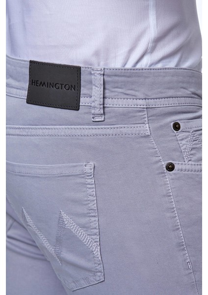 Slim Fit 5 Cep Açık Gri Yazlık Pantolon fırsatları