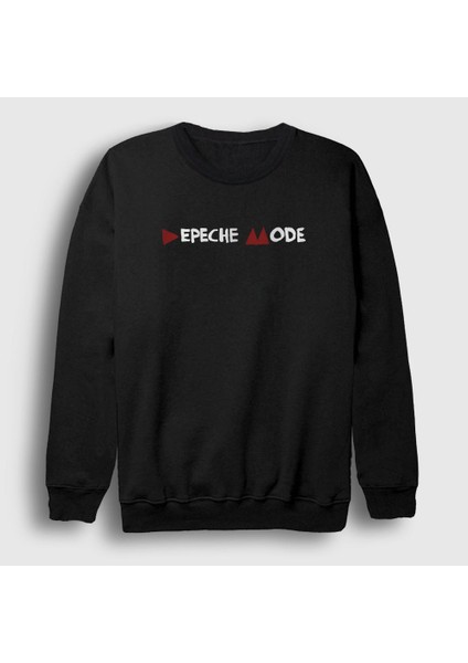 Unisex Siyah Delta Depeche Mode Sweatshirt