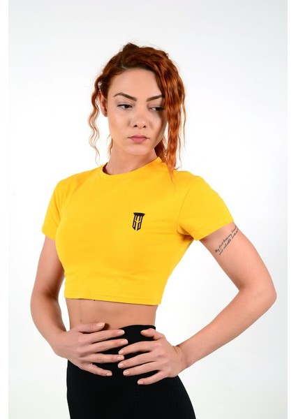 - Relaxed Fıt-Tshirt-Sarı