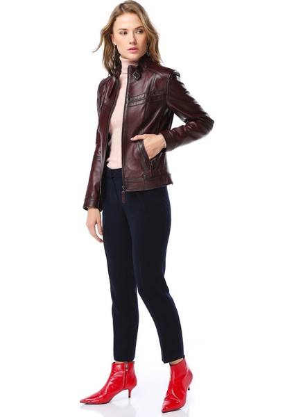 YB-2028 Deri Kadın Mont fiyatları