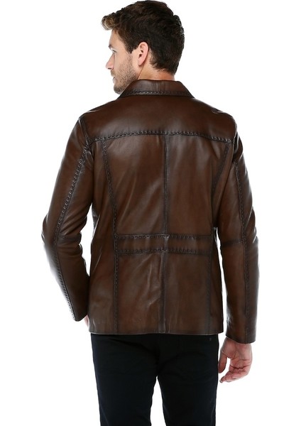 E-1024 Deri Erkek Ceket