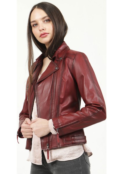 YB-2039 Deri Kadın Mont fırsatları