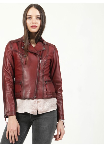 YB-2039 Deri Kadın Mont indirimleri