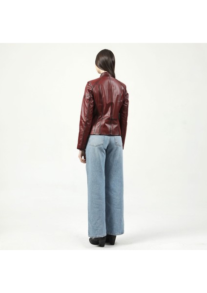 YB-2112 Deri Kadın Mont indirimleri