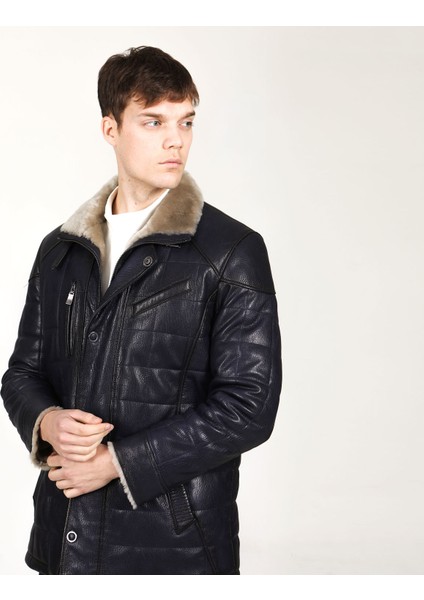Deri̇club E-2012 Jumbo Içlikli Gerçek Deri Erkek Kaban fiyatları