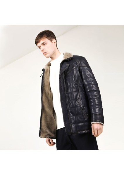Deri̇club E-2012 Jumbo Içlikli Gerçek Deri Erkek Kaban fırsatları