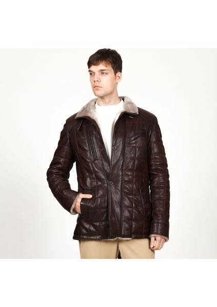 Deri̇club E-2012 Jumbo Içlikli Gerçek Deri Erkek Kaban fiyatları