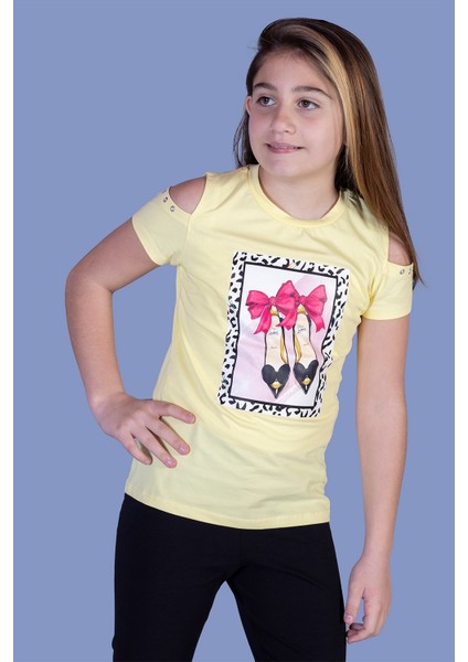 Kız Çocuk Baskılı T-Shirt