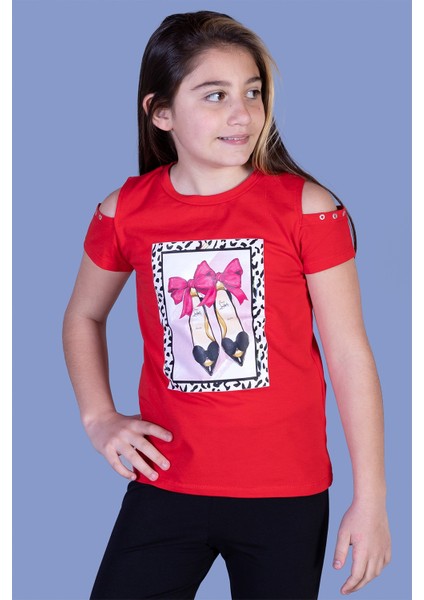 Kız Çocuk Baskılı T-Shirt