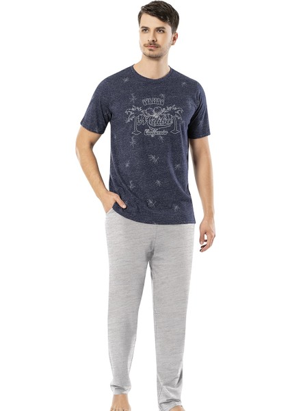 Erdem Erkek 3'lü Yazlık Pijama Takımı
