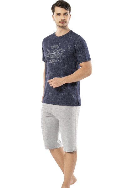 Erdem Erkek 3'lü Yazlık Pijama Takımı
