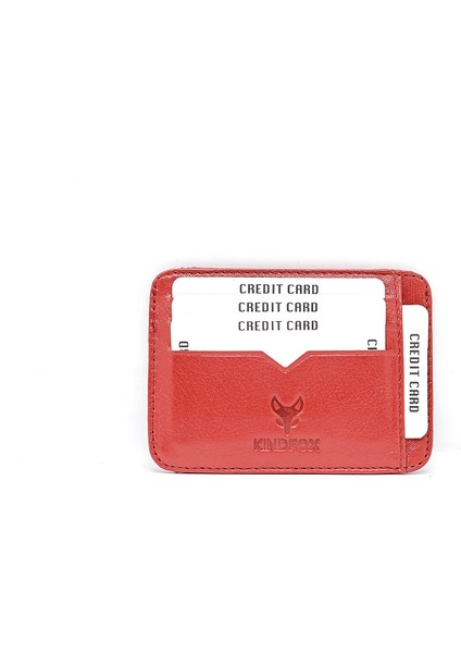 Hakiki Deri Para Bölmeli Unisex Kartlık | Cüzdan | Pnc