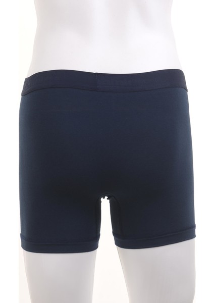 ME031 Lacivert Erkek 4 Adet Likralı Boxer modelleri