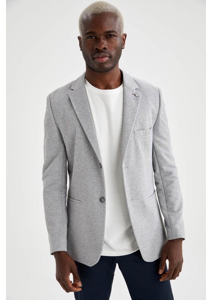 Slim Fit Dokulu Blazer Ceket N0503AZ21SP indirimleri