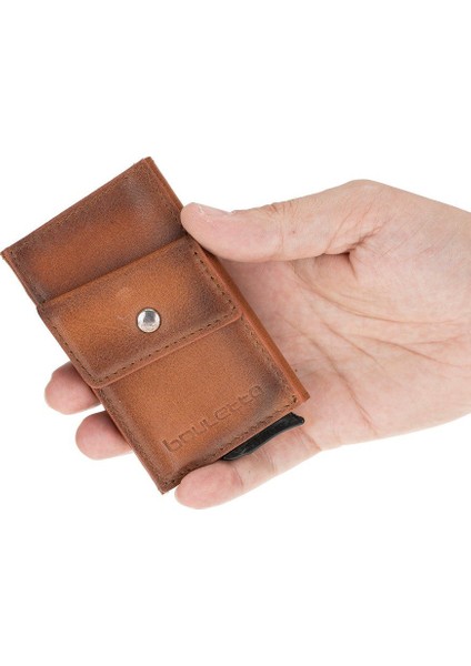 Austin Coin Deri Kartlık RST2EF Taba Rfıd