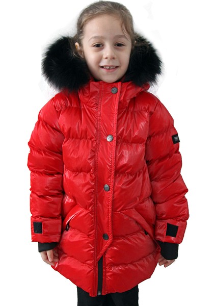 Benitto Kids Kız Çocuk Naturel Kürklü Mont 51220