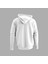 Unisex Beyaz Kapüşonlu Sweatshirt Dijital Baskılı 2