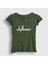 Kadın Haki Logo Deftones T-Shirt 1