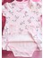 Lilipoupee Eda Baby Pembe Renk Üzeri Çiçek Desenli Zıbınlı Elbise Seti