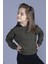 Kız Çocuk Positive Baskılı Crop Sweatshirt 1