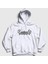 Unisex Beyaz Logo Ensiferum Kapüşonlu Sweatshirt 1