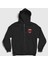Unisex Siyah Hs Exodus Fermuarlı Kapüşonlu Sweatshirt 1