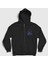 Unisex Siyah Noob Saibot Mortal Kombat Fermuarlı Kapüşonlu Sweatshirt 1