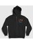 Unisex Siyah Tour Eagles Fermuarlı Kapüşonlu Sweatshirt 1