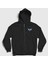 Unisex Siyah Wings Evanescence Fermuarlı Kapüşonlu Sweatshirt 1