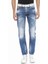 CD669 Kalın Dikiş Detaylı Straight Fit Jeans 1