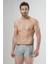 1323 Ikili Boxer - Siyah/Gri Melanj 1