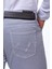 Slim Fit 5 Cep Açık Gri Yazlık Pantolon 5