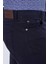 Slim Fit 5 Cep Lacivert Yazlık Pantolon 5
