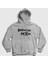 Unisex Gri Logo Depeche Mode Kapüşonlu Sweatshirt 1