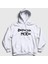 Unisex Beyaz Logo Depeche Mode Kapüşonlu Sweatshirt 1