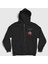 Unisex Siyah Wrong Depeche Mode Fermuarlı Kapüşonlu Sweatshirt 1