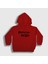 Unisex Çocuk Kırmızı Logo Depeche Mode Kapüşonlu Sweatshirt 1