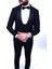 Slimfit Şal Yaka Damatlık Takım Ceket - Yelek - Pantolon - Gömlek - Papyon 2