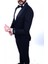 Slimfit Şal Yaka Damatlık Takım Ceket - Yelek - Pantolon - Gömlek - Papyon 3
