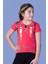 Kız Çocuk Varak Baskılı Taş Işlemeli T-Shirt 1