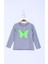 Kız Çocuk Kelebek Pullu T-Shirt 1
